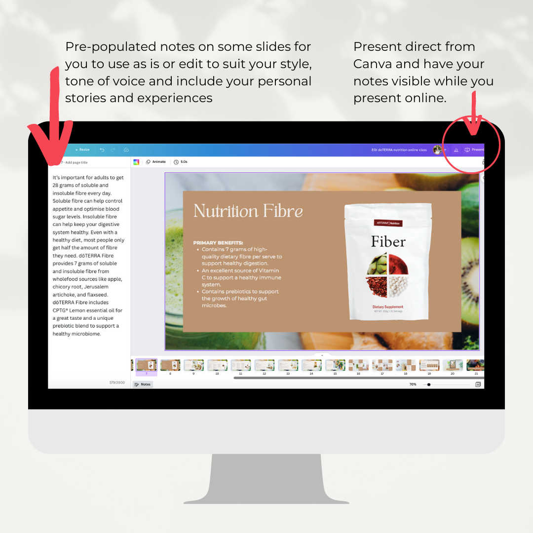 BUNDLE - doTERRA Nutrition Range Online Class + eBook