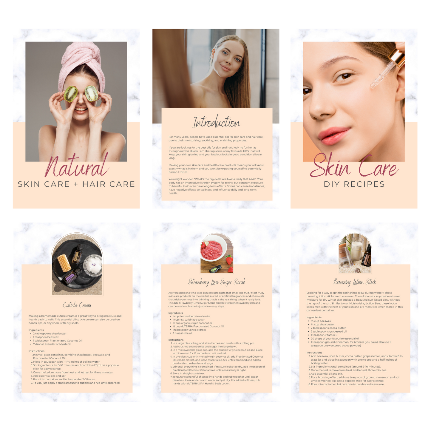 Natural Skin Care and Hair Care eBook