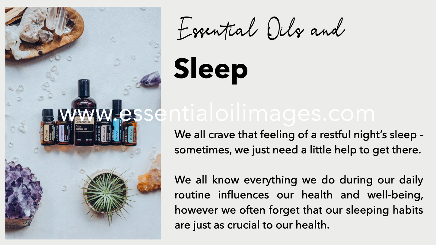 Essential Oils and Sleep - Online Class Resource Pack