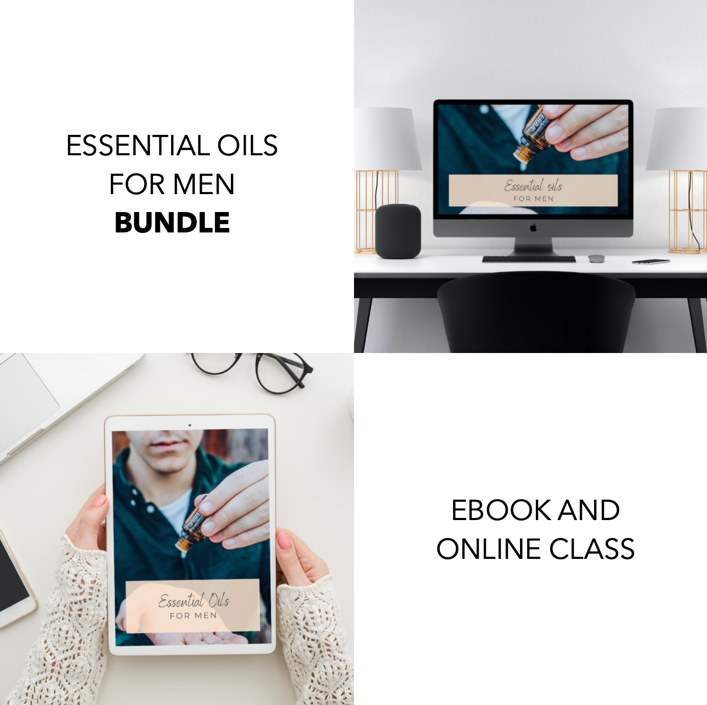 BUNDLE - Essential Oils for Men Online Class + eBook