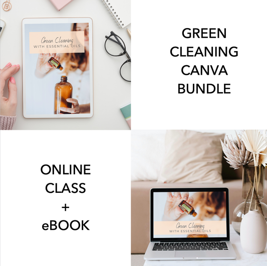 BUNDLE - Green Cleaning with Essential Oils Online Class + eBOOK